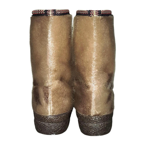Norwegian Finnish Sámi Reindeer Hide Winter Nutukas Finnesko Boots 9 9.5 40 EXC - Picture 8 of 12